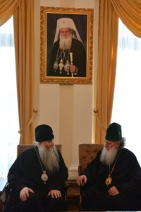 Святейший Патриарх Болгарский Неофит принял делегацию Русской Православной Церкви в своей резиденции