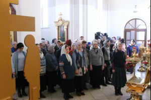 Пассия в храме во имя святого великомученика Георгия Победоносца г.Саратова