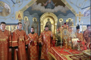 Всенощное бдение в Свято-Троицком кафедральном соборе г.Саратова