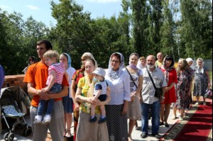Чин основания храма во имя апостола и евангелиста Иоанна Богослова в Октябрьском районе города Саратова
