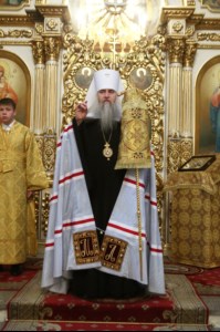 Божественная литургия в храме в честь Покрова Пресвятой Богородицы г. Саратова