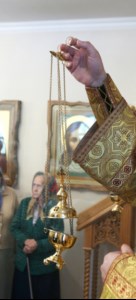 Божественная литургия в храме в честь иконы Божией Матери «Скоропослушница» г.Шиханы Вольского района