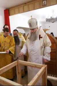 Божественная литургия и Великое освящение в Свято-Алексиевском женском монастыре г. Саратова