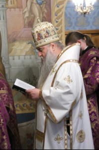 Крещальная литургия в Свято-Троицком кафедральном соборе г. Саратова