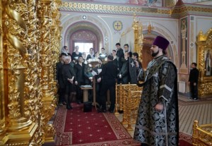 Пассия в Свято-Троицком кафедральном соборе г.Саратова