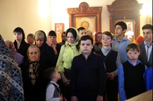 Литургия Преждеосвященных Даров в храме во имя святителя Тихона, Епископа Воронежского, Задонского чудотворца г.Саратова