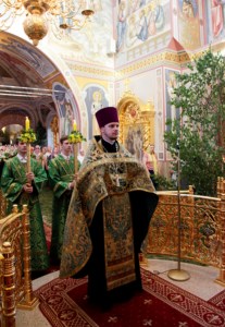 Всенощное бдение в Свято-Троицком кафедральном соборе г. Саратова