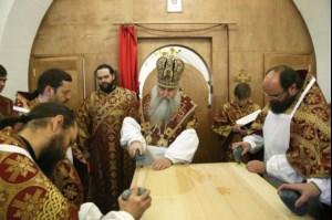 Великое освящение храма святых мучеников Адриана и Наталии г. Саратова и Божественная литургия в новоосвященном храме