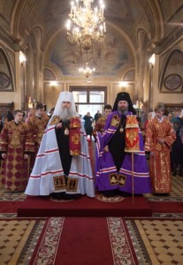 Божественная литургия в Свято-Троицком кафедральном соборе г. Покровска