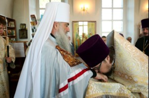 Божественная литургия в храме во имя Архангела Михаила с. Михайловка Саратовского района