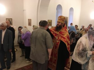 Престольный праздник в новом храме во имя святых мучеников Адриана и Наталии г. Саратова