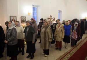 Божественная литургия в храме во имя святителя Николая Японского г. Саратова