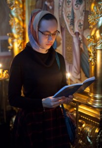 Великое повечерие с чтением канона преподобного Андрея Критского в Свято-Троицком кафедральном соборе г.Саратова