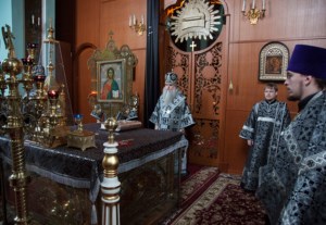 Утреня с чтением Великого канона преподобного Андрея Критского в храме в честь Сошествия Святого Духа г. Саратова