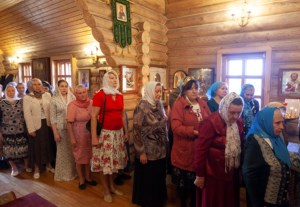 Всенощное бдение в храме в честь Рождества Пресвятой Богородицы г. Саратова