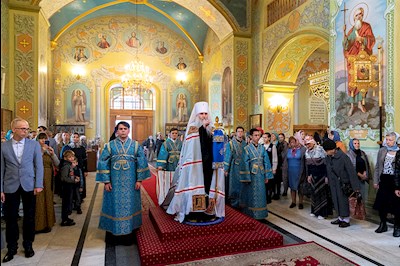 Всенощное бдение в Покровском храме г. Саратова