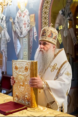 Божественная литургия в Свято-Троицком кафедральном соборе г. Саратова