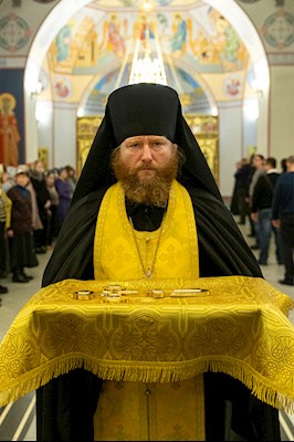 Всенощное бдение в Свято-Никольском мужском монастыре г. Саратова