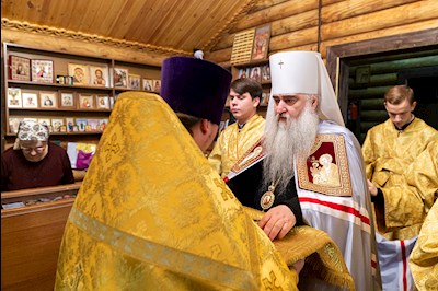 Митрополит Лонгин совершил Великое освящение храма Преображения Господня р.п. Соколовый