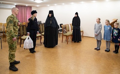 В Свято-Алексиевском монастыре прошла встреча с представителями Росгвардии