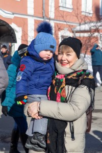 На территории Покровского храма г. Саратова прошел зимний праздник