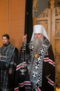Литургия Преждеосвященных Даров в Свято-Троицком кафедральном соборе г. Вольска