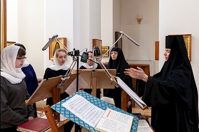 Литургия Преждеосвященных Даров и монашеский постриг в Свято-Алексиевском женском монастыре г. Саратова