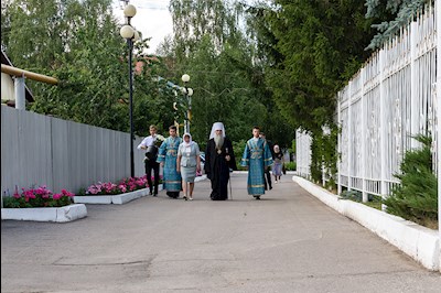 Всенощное бдение в храме в честь Казанской иконы Божией Матери р.п. Татищево
