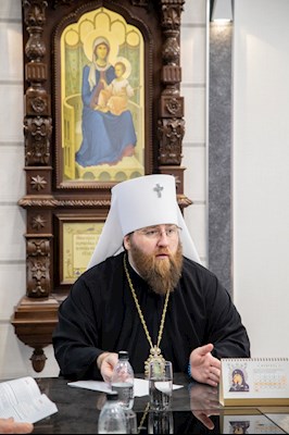 Заседание Архиерейского совета Саратовской митрополии