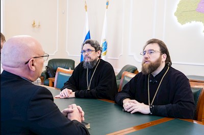 Митрополит Игнатий встретился с представителями Евангелическо-Лютеранской общины