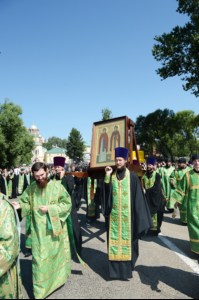 Крестный ход из Хотьково в Сергиев Посад