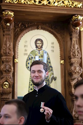 Божественная литургия в храме новомучеников и исповедников Саратовских г. Саратова