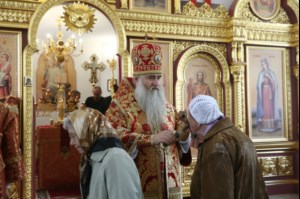 Великое освящение храма святой великомученицы Екатерины г. Саратова и Божественная литургия в новоосвященном храме