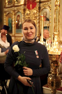 Великая рождественская вечерня в Покровском соборе г. Саратова