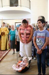 Великое освящение храма в честь святого благоверного князя Михаила Черниговского и боярина его Феодора г. Саратова