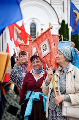 Митрополит Игнатий совершил Литургию в храме великомученика Георгия Победоносца г. Саратова