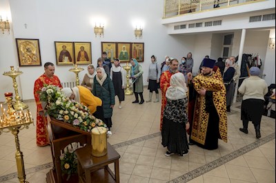 Встреча ковчега с мощами мученицы Татианы