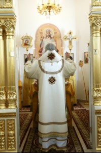 Великое освящение храма в честь святого благоверного князя Михаила Черниговского и боярина его Феодора г. Саратова