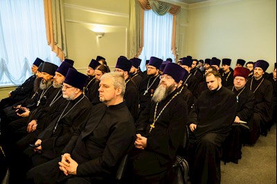 Митрополит Игнатий возглавил ежегодное Епархиальное собрание духовенства Саратовской епархии