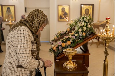 Встреча ковчега с мощами мученицы Татианы