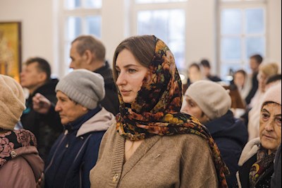 Архиереи Саратовской митрополии совершили Божественную литургию в соборном храме святого благоверного князя Александра Невского г. Ртищево