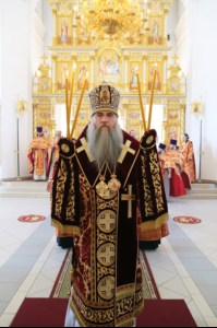 Божественная литургия в Свято-Троицком кафедральном соборе Вольска