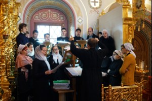Божественная литургия в Свято-Троицком кафедральном соборе г. Саратова