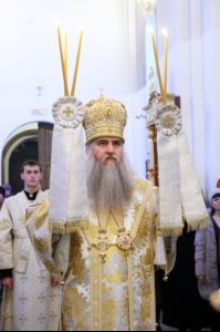 Божественная литургия в храме во имя святого великомученика Георгия Победоносца города Саратова