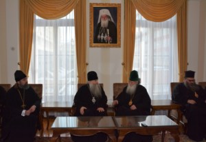 Святейший Патриарх Болгарский Неофит принял делегацию Русской Православной Церкви в своей резиденции