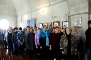 Всенощное бдение в храме Благовещения Пресвятой Богородицы г. Саратова