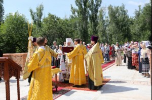 Чин основания храма во имя апостола и евангелиста Иоанна Богослова в Октябрьском районе города Саратова