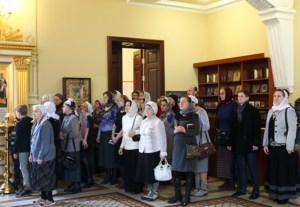 Литургия апостола Иакова на Архиерейском подворье — храме во имя святого апостола и евангелиста Иоанна Богослова при СПДС