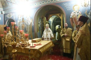 Божественная литургия в Свято-Троицком кафедральном соборе г.Саратова