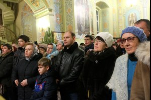 Великая Рождественская вечерня в храме в честь Покрова Пресвятой Богородицы г. Саратова
